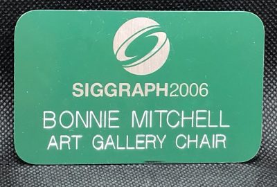 2006 Art Gallery Chair Badge