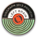 Conference Left Brain Pin