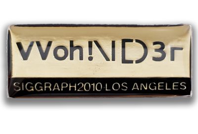 2010 SIGGRAPH Wonder Pin