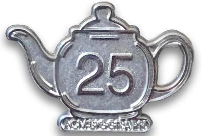 SIGGRAPH 25th Anniversary Teapot Pin