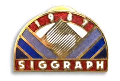 1987 SIGGRAPH Pin
