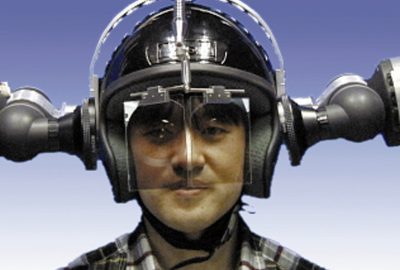 1999 ETech Inami: Head-Mounted Projector