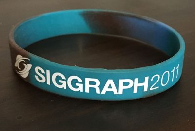 SIGGRAPH 2011 Wrist Band