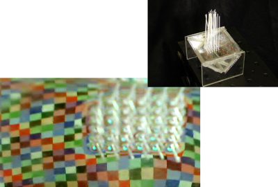 2007 ETech Saga: Fibratus tactile sensor using reflection on an optical lever