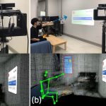 Display Methods of Projection Augmented Reality based on Deep Learning Pose Estimation