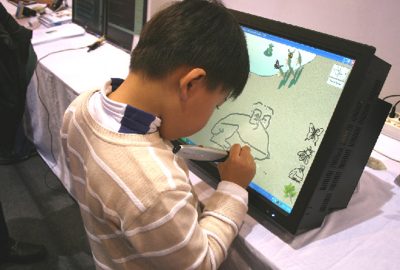 2008 ETech Kyung: wUbi-Pen : Windows Graphical User Interface Interacting with Haptic Feedback Stylus