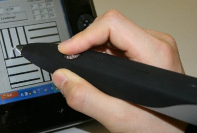 2008 ETech Kyung: wUbi-Pen : Windows Graphical User Interface Interacting with Haptic Feedback Stylus