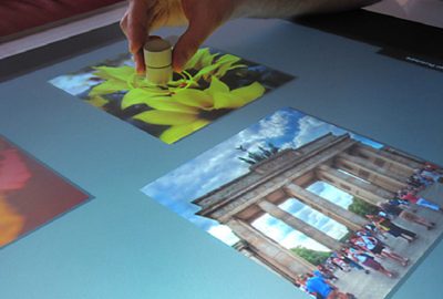 2010 ETech Baudisch: Lumino: Tangible Building Blocks Based on Glass Fiber Bundles