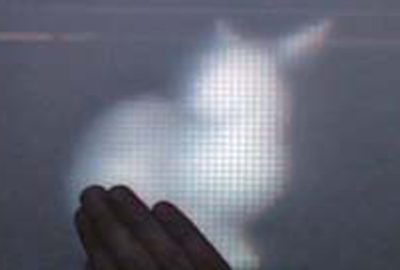 2010 ETech Yoshida: RePro3D: Full-parallax 3D Display using Retro-reflective Projection Technology