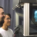 HeadSPIN: A One-to-many 3D Video Teleconferencing System