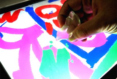 2009 ETech Sato: PhotoelasticTouch: Transparent Rubbery Interface using a LCD and Photoelasticity