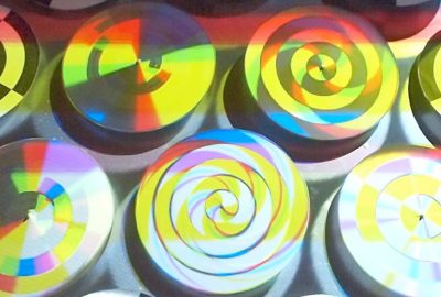 2011 ETech Ochiai: The Cyclone Display: Rotation, Reflection, Flicker and Recognition combined to the pixels