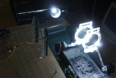 2012 ETech Ochiai: A Colloidal Display: membrane screen that combines transparency, BRDF and 3D volume