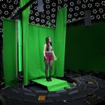 An Automultiscopic Projector Array for Interactive Digital Humans
