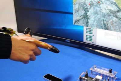 2016 ETech Yem: FinGAR: Combination of Electrical and Mechanical Stimulation for High-Fidelity Tactile Presentation