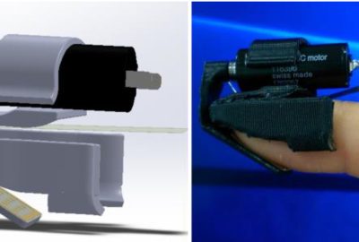 2016 ETech Yem: FinGAR: Combination of Electrical and Mechanical Stimulation for High-Fidelity Tactile Presentation