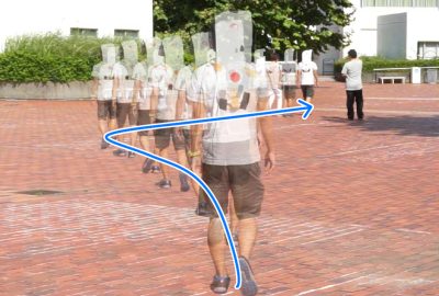 2016 ETech Ishii: Graphical Manipulation of Human’s Walking Direction with Visual Illusion