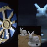 Phyxel: Realistic Display using Physical Objects with High-speed Spatially Pixelated Lighting