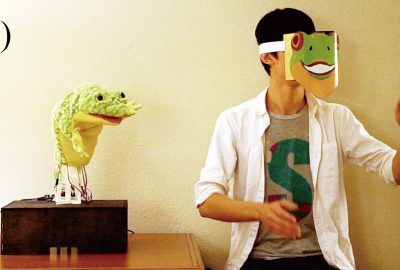 2016 ETech Sakashita: Yadori: Mask-type User Interface for Manipulation of Puppets