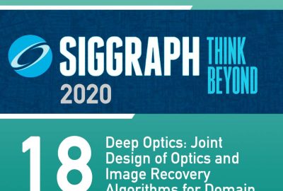 2020 18 Deep Optics Joint Design of Optics and Image Recovery Algorithms for Domain Specific Cameras