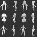 Making Up 3D Bodies: Artistic and Serendipitous Modeling of Digital Human Figures