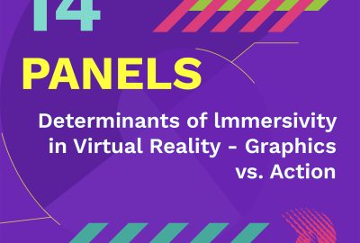 1994 Panels 14 Determinants of lmmersivity in Virtual Reality - Graphics vs. Action