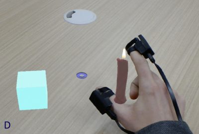 Altered Touch: Miniature Haptic Display with Force, Thermal and
