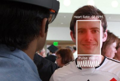 Cardiolens: Remote Physiological Monitoring in a Mixed Reality E