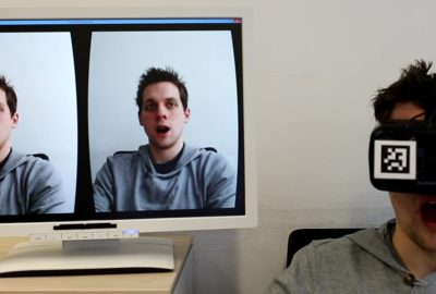 Demo of FaceVR: Real-Time Facial Reenactment and Eye Gaze Contro