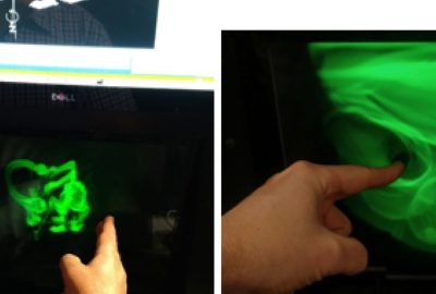 Mid-Air Interaction with a 3D Aerial Display