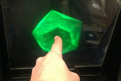 Mid-Air Interaction with a 3D Aerial Display