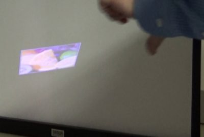 2018 ETech Kagami: A Full-Color Single-Chip-DLP Projector with an Embedded 2400-fps HomographyWarping Engine
