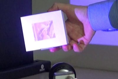 2018 ETech Kagami: A Full-Color Single-Chip-DLP Projector with an Embedded 2400-fps HomographyWarping Engine