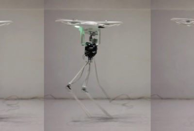 2018 ETech Maekawa: Aerial-Biped: a new physical expression by the biped robot using a quadrotor