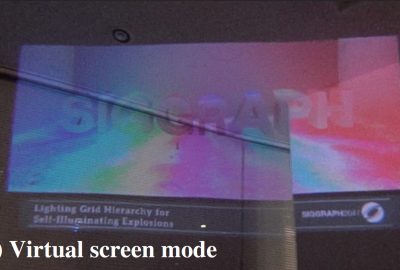 2018 ETech Kasahara: HeadLight: Egocentric Visual Augmentation byWearable Wide Projector