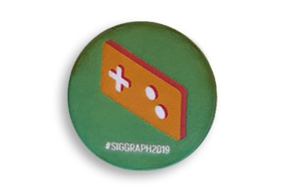 2019 Green Domino Button