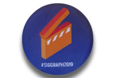 2019 Purple Clapboard Button