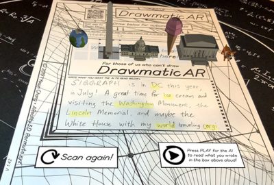 2020 Real Time Live: Chang_DrawmaticAR - Automagical AR Content From Written Words!