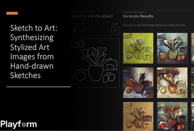 2020 Real Time Live: Elgammal_Sketch-to-Art: Synthesizing Stylized Art Images From Hand- drawn Sketches With No Semantic Labeling