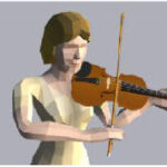 Bowing-Net: Motion Generation for String Instruments Based on Bowing Information