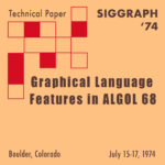 Graphical Language Features in ALGOL 68