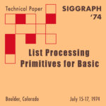 List Processing Primitives for Basic