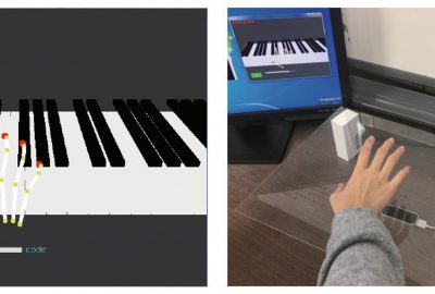 2017 Posters: Matsusue_Touch-typable VR piano that corrects positional deviation of fingering based on music theory