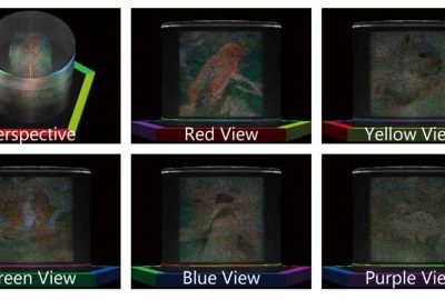 2017 Posters: Hirayama_Controllable Color Particles in a 3D Crystal Projecting Multiple Dynamic Full-Color Images