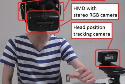 2017 Posters: Sato_Effects of Auditory Cues on Grasping a Virtual Object with a Bare Hand