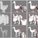 Extraction of A Smooth Surface from Voxels Preserving Sharp Creases
