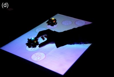 2015 Posters: Hiraki_Phygital Field: Integrated Field with Visible Images and Robot Swarm Controlled by Invisible Images