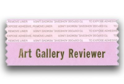 SIGGRAPH Art Gallery Reviewer Ribbon