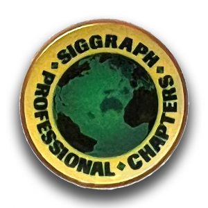 ©SIGGRAPH Professional Chapters Pin Green