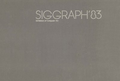 SIGGRAPH 1983 Exhibition of Computer Art Cover